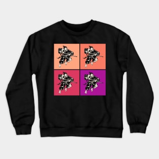 Japanese Retro Samurai Vintage Pop Art Streetwear Urban 542 Crewneck Sweatshirt